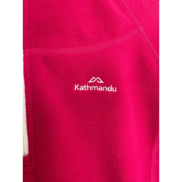 Womens Kathmandu Altica 100 Pink Pullover Fleece 1/4 Zip Jacket Size 14/L? - Picture 5 of 5